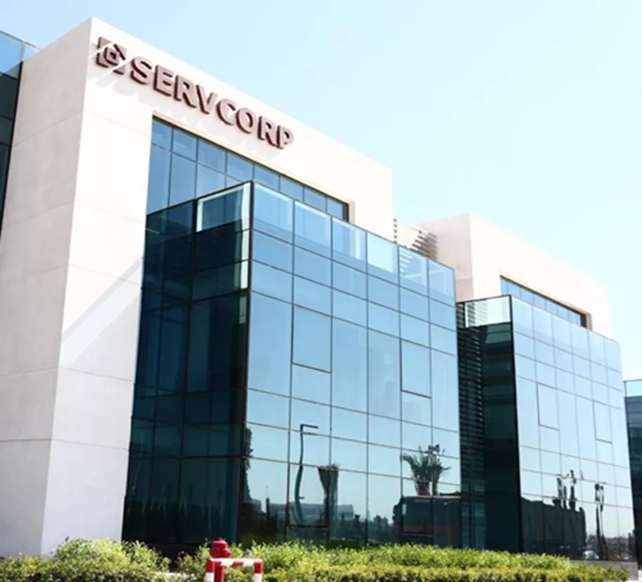 Servcorp at ROSHN Business Front features a sleek, glass-clad building that reflects modern elegance, offering premium office solutions in one of Riyadh’s most prestigious business hubs.