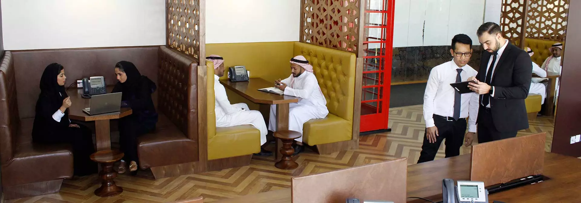 مساحات مريحة